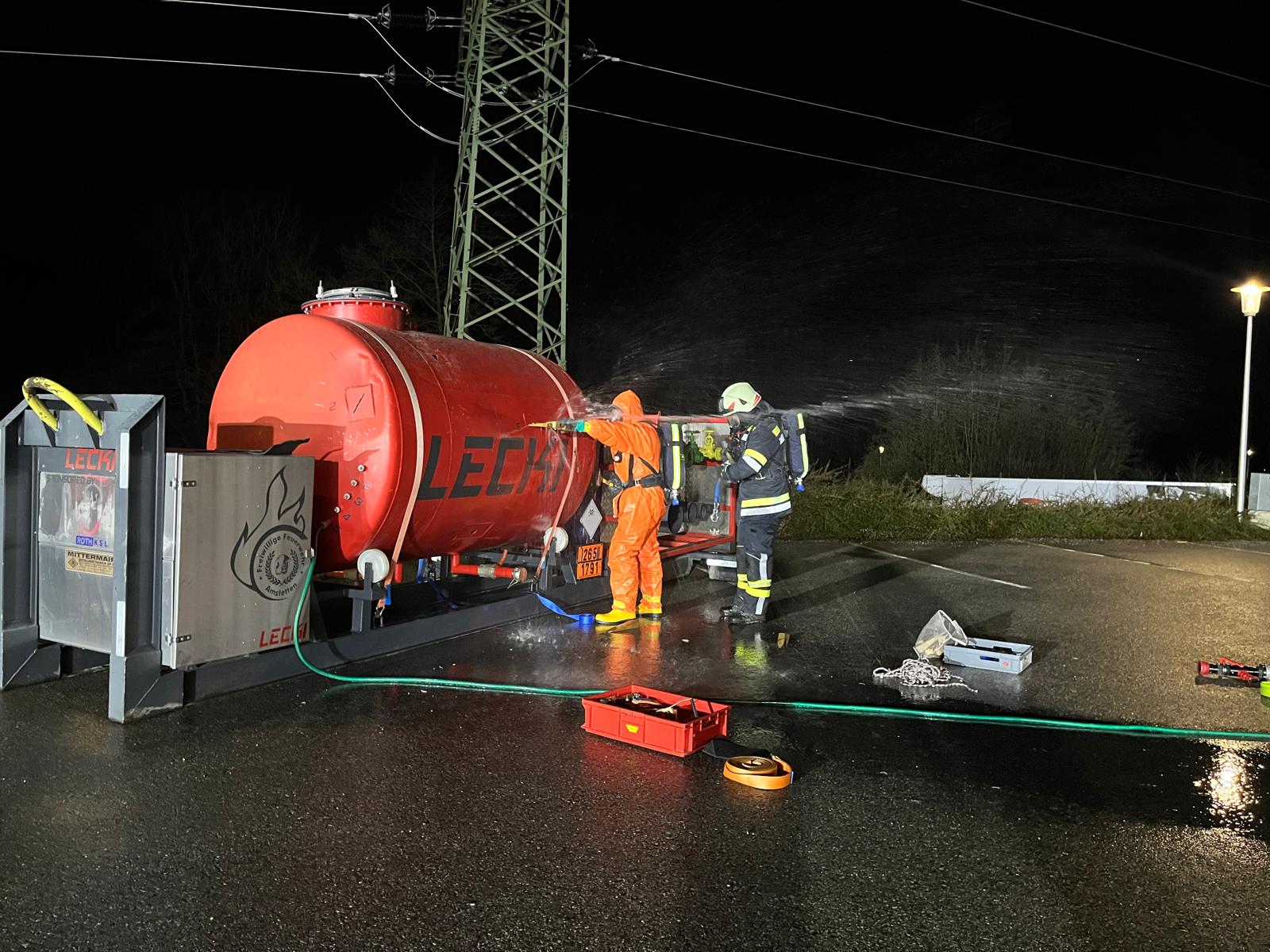 Montagsübung – Schadstoffübung mit „Lecki“