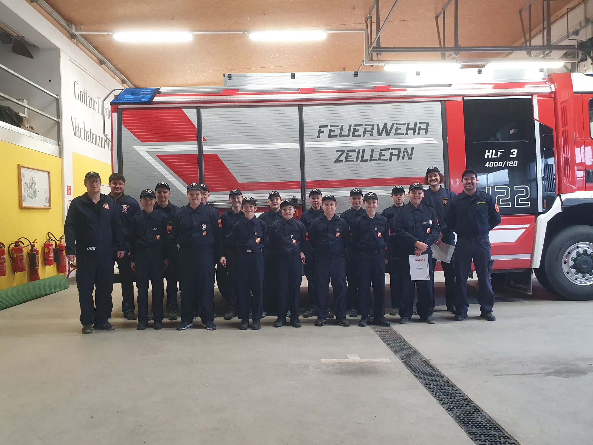 Erfolgreicher Wissenstest 🚒